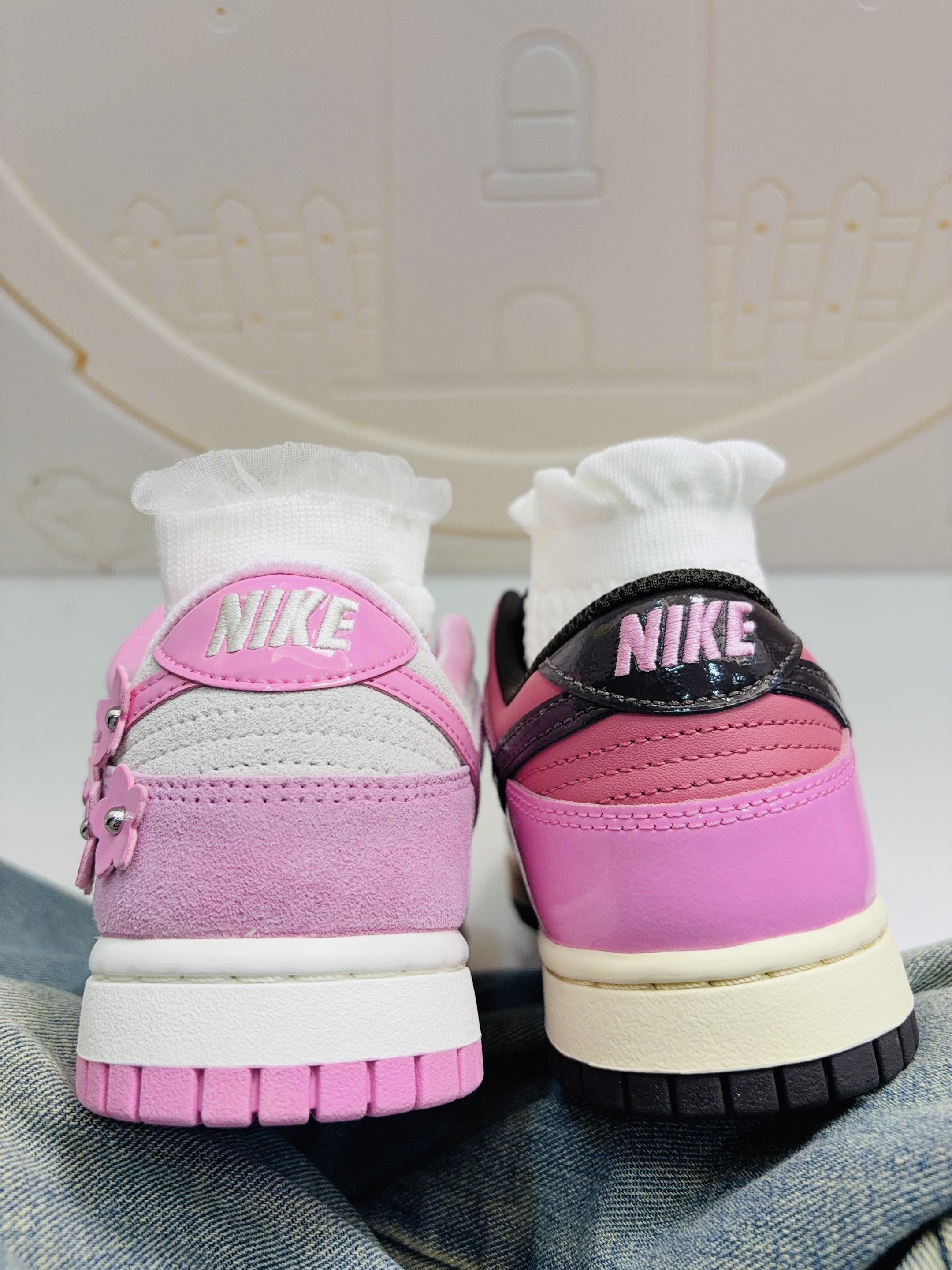 Nike 莓果芝士Dunk搭新袜子好甜呐